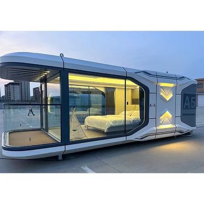 ロックウールサンドイッチパネル 壁 軽鋼 ビラ 宇宙カプセルハウス 高級プリファブハウス