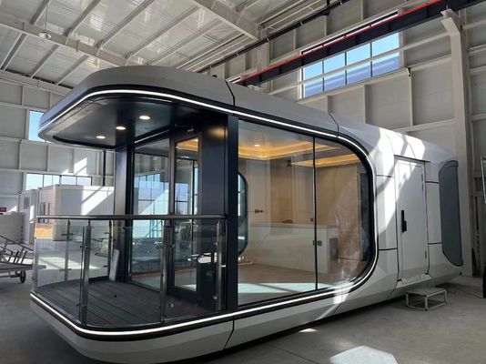 ロックウールサンドイッチパネル 壁 軽鋼 ビラ 宇宙カプセルハウス 高級プリファブハウス