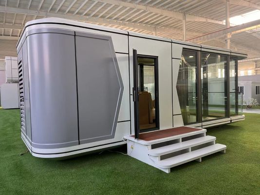 ロックウールサンドイッチパネル 壁 軽鋼 ビラ 宇宙カプセルハウス 高級プリファブハウス