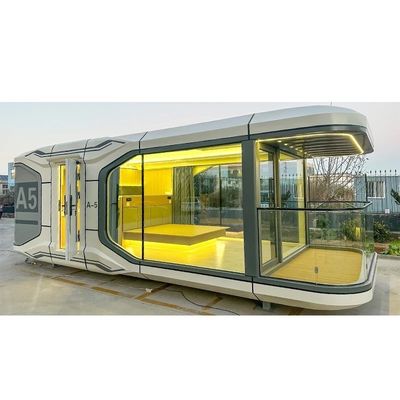ホテル 宿泊施設 38 M2 モデル E7 太陽光カプセルハウス 豪華なAppleキャビンデザイン