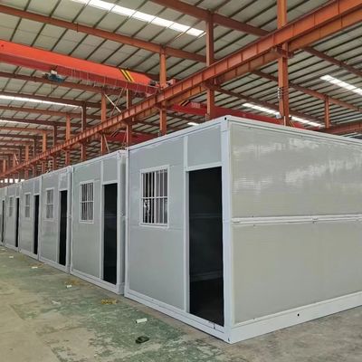 便利なサンドイッチパネル 壁 フラットパック 建設現場のためのプリファブハウス 簡単にセットアップ