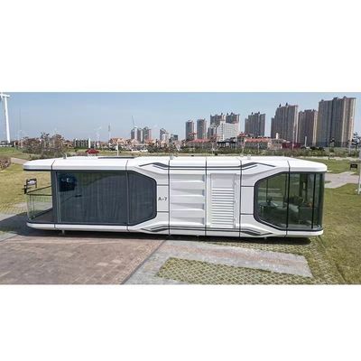 屋外コンテナハウス カプセルハウスデザインとロックウールサンドイッチパネル壁