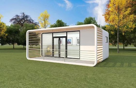 カスタマイズされた2階建て住宅 デザイン コンテナハウス ロックウールサンドイッチパネル壁