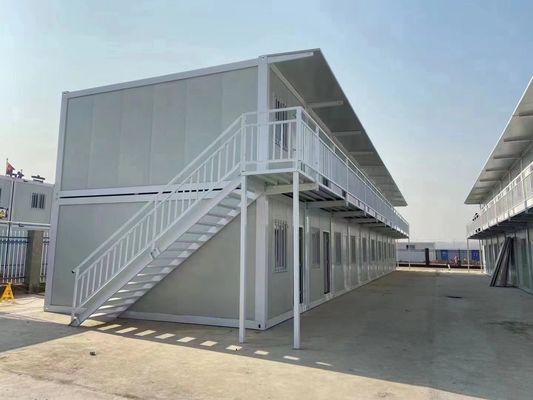 防風優位性 農家のデザイン スタイルのプリファブコンテナハウス