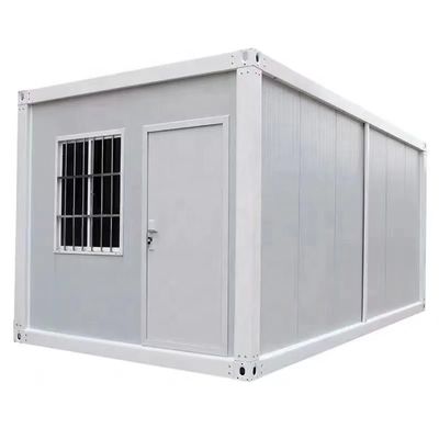 10ft 20ft 折りたたむ式プリファブコンテナ キャンピングハウス サンドイッチパネル付きオフィス