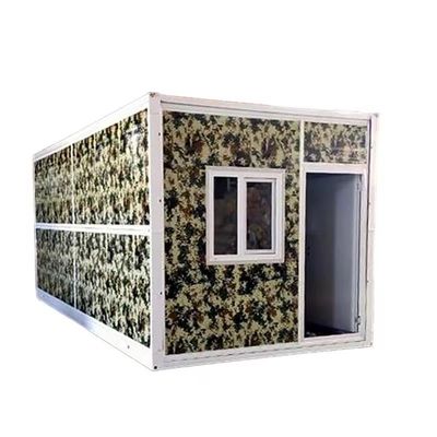 現代的なデザイン 建築現場のためのフラットパック折りたたみコンテナプリファブハウス