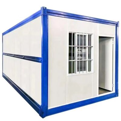 現代的なデザイン 建築現場のためのフラットパック折りたたみコンテナプリファブハウス