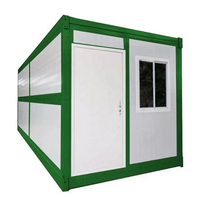 現代的なデザイン 建築現場のためのフラットパック折りたたみコンテナプリファブハウス