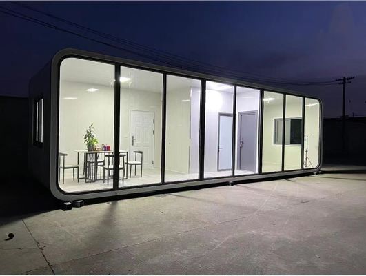 モジュラルのプリファブ ミニホーム コンテナ オフィス ポータブル アップル ホーム ポッド モバイル アップル キャビン