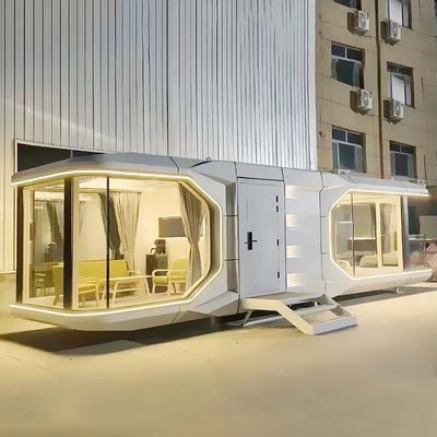 カスタマイズされた屋外ガラス 現代のデザインスタイルでカップルのための明るいコテージ
