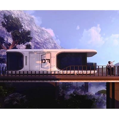 カスタマイズされた屋外ガラス 現代のデザインスタイルでカップルのための明るいコテージ