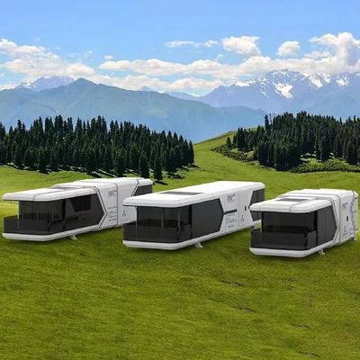 現代的なデザイン カプセルハウス 贅沢なプリファブ住宅