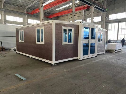 現代のデザイン 20ft 40ft ダブルウィング 折りたたむキャビン 屋外とカスタマイズ